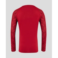 MEN'S 25/26 TRAINING LONG SLEEVE TEE - RHYTMIC RED MEN'S 25/26 TRAINING LONG SLEEVE TEE - RHYTMIC RED