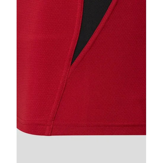 MEN'S 25/26 TRAINING LONG SLEEVE TEE - RHYTMIC RED MEN'S 25/26 TRAINING LONG SLEEVE TEE - RHYTMIC RED