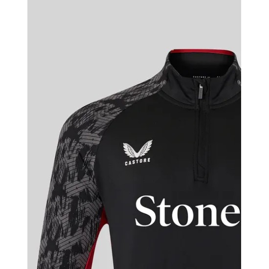 MEN'S 25/26 TRAINING 1/4 ZIP - CAVIAR MEN'S 25/26 TRAINING 1/4 ZIP - CAVIAR