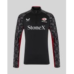 MEN'S 25/26 TRAINING 1/4 ZIP - CAVIAR MEN'S 25/26 TRAINING 1/4 ZIP - CAVIAR