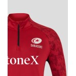 MEN'S 25/26 TRAINING 1/4 ZIP - RHYMTHIC RED MEN'S 25/26 TRAINING 1/4 ZIP - RHYMTHIC RED