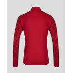 MEN'S 25/26 TRAINING 1/4 ZIP - RHYMTHIC RED MEN'S 25/26 TRAINING 1/4 ZIP - RHYMTHIC RED