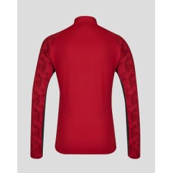 MEN'S 25/26 TRAINING 1/4 ZIP - RHYMTHIC RED MEN'S 25/26 TRAINING 1/4 ZIP - RHYMTHIC RED
