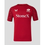 MEN'S 25/26 TRAINING SHORT SLEEVE TEE - RHYTMIC RED MEN'S 25/26 TRAINING SHORT SLEEVE TEE - RHYTMIC RED