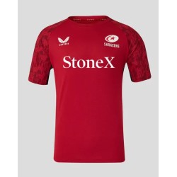 MEN'S 25/26 TRAINING SHORT SLEEVE TEE - RHYTMIC RED