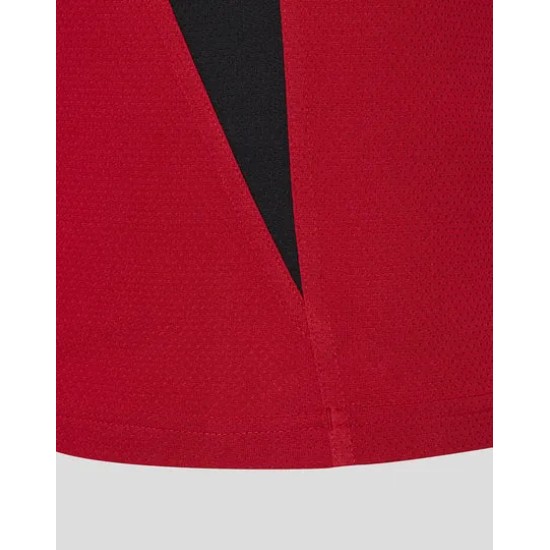 MEN'S 25/26 TRAINING SHORT SLEEVE TEE - RHYTMIC RED MEN'S 25/26 TRAINING SHORT SLEEVE TEE - RHYTMIC RED