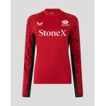 WOMEN'S 25/26 TRAINING DRILL TOP - RHYMTHIC RED WOMEN'S 25/26 TRAINING DRILL TOP - RHYMTHIC RED