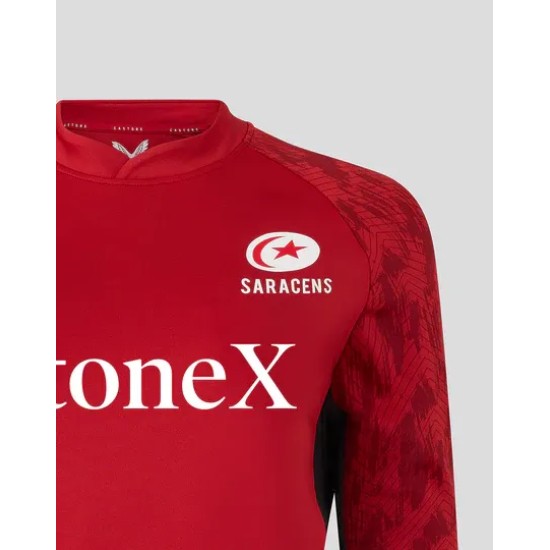 WOMEN'S 25/26 TRAINING DRILL TOP - RHYMTHIC RED WOMEN'S 25/26 TRAINING DRILL TOP - RHYMTHIC RED