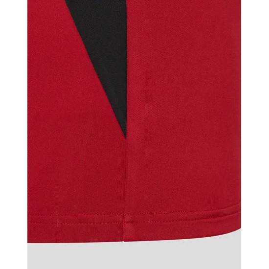 WOMEN'S 25/26 TRAINING 1/4 ZIP - RHYMTHIC RED WOMEN'S 25/26 TRAINING 1/4 ZIP - RHYMTHIC RED