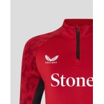 WOMEN'S 25/26 TRAINING 1/4 ZIP - RHYMTHIC RED WOMEN'S 25/26 TRAINING 1/4 ZIP - RHYMTHIC RED