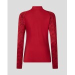 WOMEN'S 25/26 TRAINING 1/4 ZIP - RHYMTHIC RED WOMEN'S 25/26 TRAINING 1/4 ZIP - RHYMTHIC RED