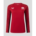 WOMEN'S 25/26 TRAINING LONG SLEEVE TEE - RHYTHMIC RED WOMEN'S 25/26 TRAINING LONG SLEEVE TEE - RHYTHMIC RED