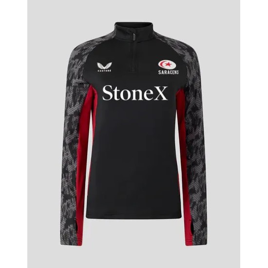 WOMEN'S 25/26 TRAINING 1/4 ZIP - CAVIAR WOMEN'S 25/26 TRAINING 1/4 ZIP - CAVIAR