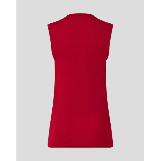 WOMEN'S 25/26 TRAINING VEST - RHYMTHIC RED WOMEN'S 25/26 TRAINING VEST - RHYMTHIC RED