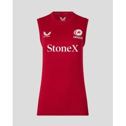 WOMEN'S 25/26 TRAINING VEST - RHYMTHIC RED