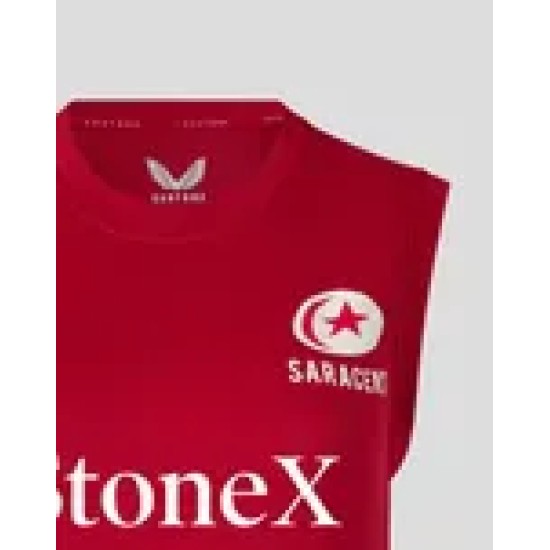 WOMEN'S 25/26 TRAINING VEST - RHYMTHIC RED WOMEN'S 25/26 TRAINING VEST - RHYMTHIC RED