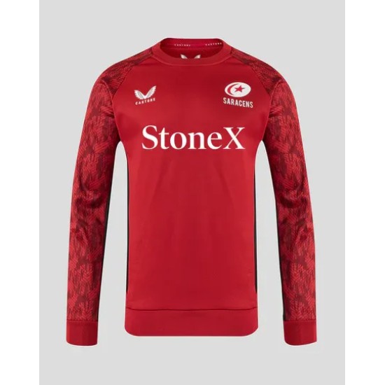 ADULTS 25/26 TRAINING SWEATSHIRT - RHYTMIC RED ADULTS 25/26 TRAINING SWEATSHIRT - RHYTMIC RED