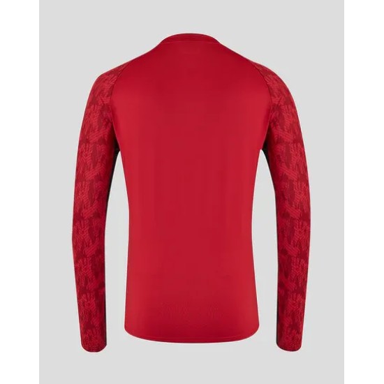 MEN'S 25/26 TRAINING DRILL TOP - RHYTMIC RED MEN'S 25/26 TRAINING DRILL TOP - RHYTMIC RED