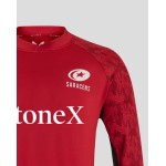 MEN'S 25/26 TRAINING DRILL TOP - RHYTMIC RED MEN'S 25/26 TRAINING DRILL TOP - RHYTMIC RED