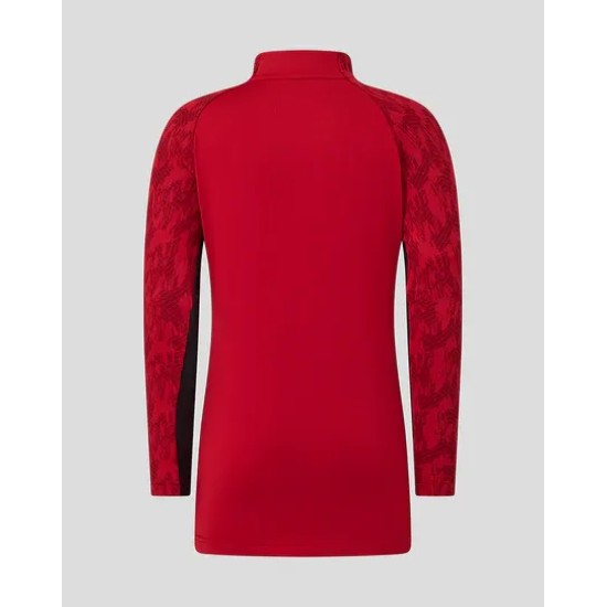 Junior 25/26 Training 1/4 Zip Top - Rhythmic Red Junior 25/26 Training 1/4 Zip Top - Rhythmic Red