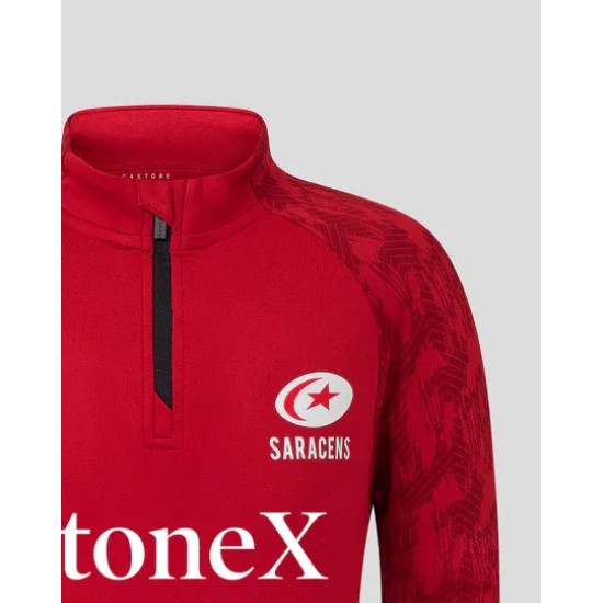 Junior 25/26 Training 1/4 Zip Top - Rhythmic Red Junior 25/26 Training 1/4 Zip Top - Rhythmic Red