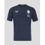 Men's England Rugby 25/26 Travel Short Sleeve Tee - Inkwell Men's England Rugby 25/26 Travel Short Sleeve Tee - Inkwell
