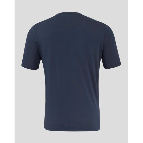 Men's England Rugby 25/26 Travel Short Sleeve Tee - Inkwell Men's England Rugby 25/26 Travel Short Sleeve Tee - Inkwell