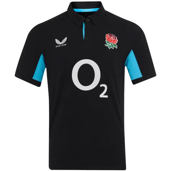 England Rugby Alternate Classic Jersey 2025/26 - Black - Mens England Rugby Alternate Classic Jersey 2025/26 - Black - Mens