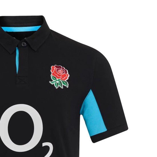England Rugby Alternate Classic Jersey 2025/26 - Black - Mens England Rugby Alternate Classic Jersey 2025/26 - Black - Mens