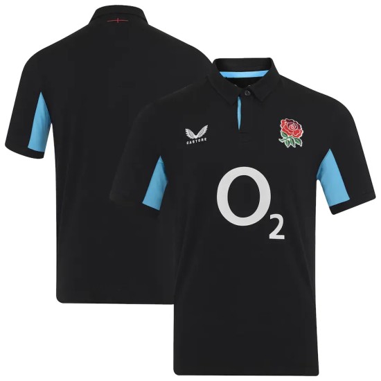 England Rugby Alternate Classic Jersey 2025/26 - Black - Mens England Rugby Alternate Classic Jersey 2025/26 - Black - Mens