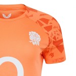 England Rugby Red Roses Performance Short Sleeve T-Shirt - Melon England Rugby Red Roses Performance Short Sleeve T-Shirt - Melon