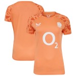 England Rugby Red Roses Performance Short Sleeve T-Shirt - Melon England Rugby Red Roses Performance Short Sleeve T-Shirt - Melon