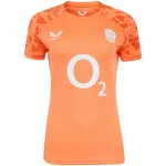 England Rugby Red Roses Performance Short Sleeve T-Shirt - Melon England Rugby Red Roses Performance Short Sleeve T-Shirt - Melon