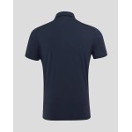 Men's England Rugby 25/26 Travel Short Sleeve Polo - Inkwell Men's England Rugby 25/26 Travel Short Sleeve Polo - Inkwell