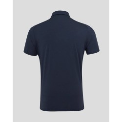 Men's England Rugby 25/26 Travel Short Sleeve Polo - Inkwell Men's England Rugby 25/26 Travel Short Sleeve Polo - Inkwell
