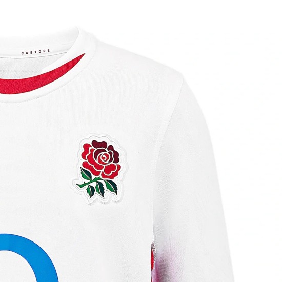 England Rugby Red Roses Home Replica Jersey 2025/26 - Junior England Rugby Red Roses Home Replica Jersey 2025/26 - Junior