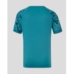 Men’s England Rugby 25/26 Performance Short Sleeve T Shirt – Storm Blue Men’s England Rugby 25/26 Performance Short Sleeve T Shirt – Storm Blue