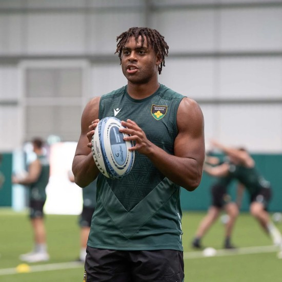 Northampton Saints Rugby 24/25 Training Poly T-Shirt SL Adult Northampton Saints Rugby 24/25 Training Poly T-Shirt SL Adult