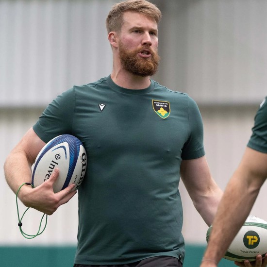 Northampton Saints Rugby 24/25 Cotton T-Shirt Adult Northampton Saints Rugby 24/25 Cotton T-Shirt Adult