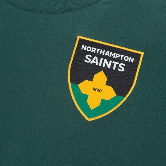 Northampton Saints Rugby 24/25 Cotton T-Shirt Adult Northampton Saints Rugby 24/25 Cotton T-Shirt Adult