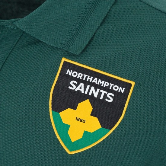 Northampton Saints Rugby 24/25 Cotton Polo Adult Northampton Saints Rugby 24/25 Cotton Polo Adult
