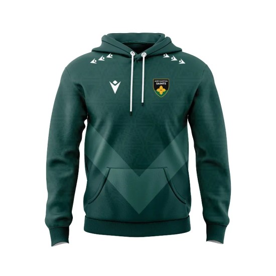 Northampton Saints Rugby 24/25 Training Polyester Hoodie Sweatshirt Mens Northampton Saints Rugby 24/25 Training Polyester Hoodie Sweatshirt Mens