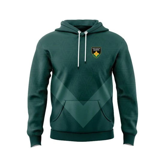 Northampton Saints Rugby 24/25 Training Polyester Hoodie Sweatshirt Mens Northampton Saints Rugby 24/25 Training Polyester Hoodie Sweatshirt Mens