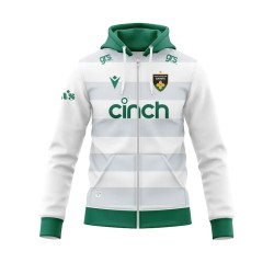 Northampton Saints Rugby 24/25 Cotton Zip Hoodie Adult