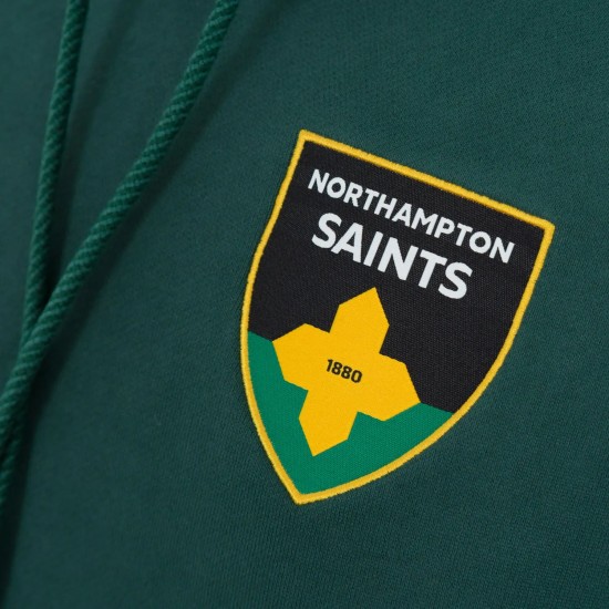 Northampton Saints Rugby 24/25 Cotton Hoody Adult Northampton Saints Rugby 24/25 Cotton Hoody Adult