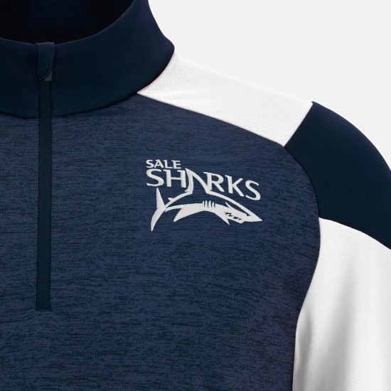 Sale Sharks 2025/26 Junior 1/4 Zip Training Top Sale Sharks 2025/26 Junior 1/4 Zip Training Top