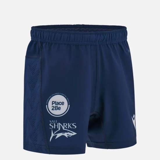 SALE SHARKS 2024/25 JUNIOR HOME MATCH SHORTS SALE SHARKS 2024/25 JUNIOR HOME MATCH SHORTS