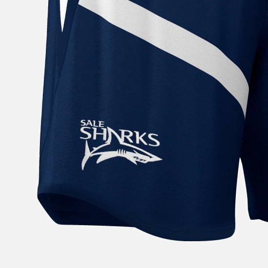 Sale Sharks 2025/26 Junior Stripe Training Shorts Sale Sharks 2025/26 Junior Stripe Training Shorts