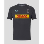 Harlequins Men's 25/26 Training Short Sleeve Tee - Ebony Harlequins Men's 25/26 Training Short Sleeve Tee - Ebony