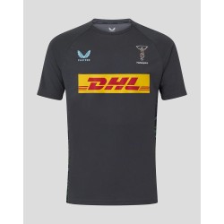 Harlequins Men's 25/26 Training Short Sleeve Tee - Ebony